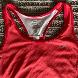 Coral Colorblock Stripe Nike Dri-Fit